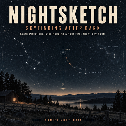 NIGHTSKETCH digital cover for Skyfinding After Dark.
