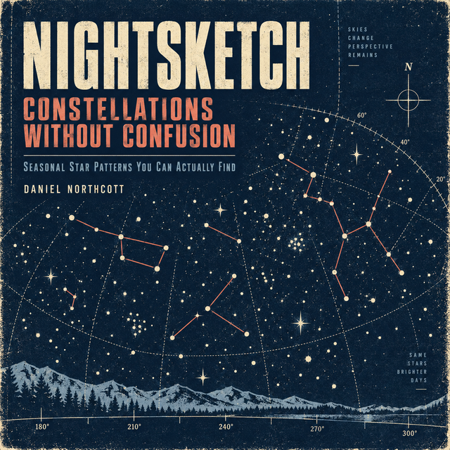 NIGHTSKETCH digital cover for Constellations Without Confusion.