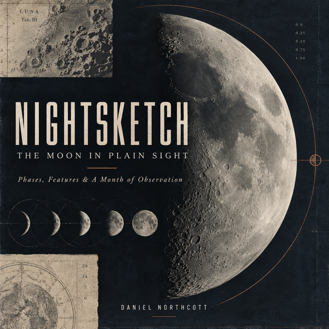 NIGHTSKETCH digital cover for The Moon in Plain Sight.
